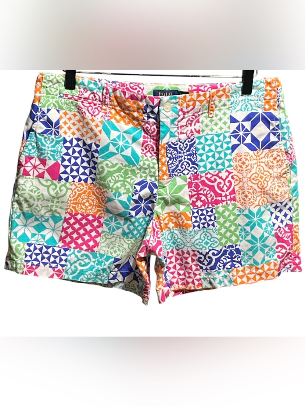 Ralph Lauren Multicolor Tile-Print Women’s Shorts